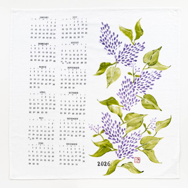Flour Sack Towel - 2026 ANNUAL CALENDAR TOWEL - Image 2