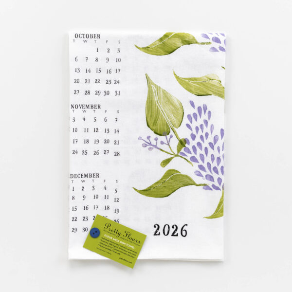 Flour Sack Towel - 2026 ANNUAL CALENDAR TOWEL - Image 3
